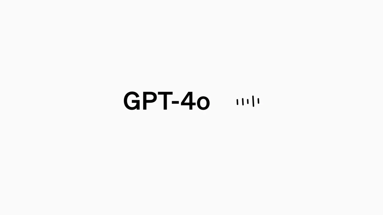 OpenAI GPT-4o launch intro, rebuilt